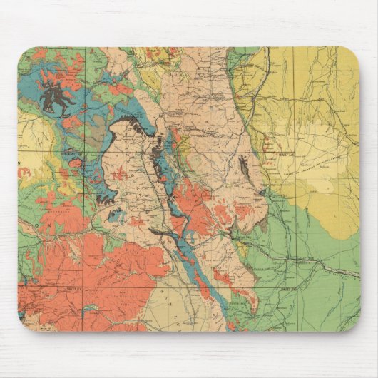 Algemene geologische kaart van Colorado Muismat (Voorkant)