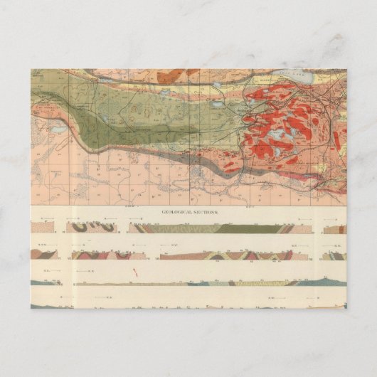 Algemene geologische kaart van het district Marque (Voorkant)