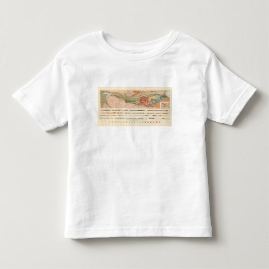 Algemene geologische kaart van het district Marque Kinder Shirts (Voorkant)