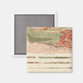 Algemene geologische kaart van het district Marque Magneet (Voorkant / Achterkant)