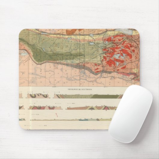 Algemene geologische kaart van het district Marque Muismat (Met muis)