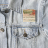 Algemene geologische kaart van het district Marque Vierkante Button 5,1 Cm (In situ)