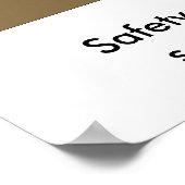 Algemene gezondheids- en veiligheidsdrempel 001 poster (Hoek)