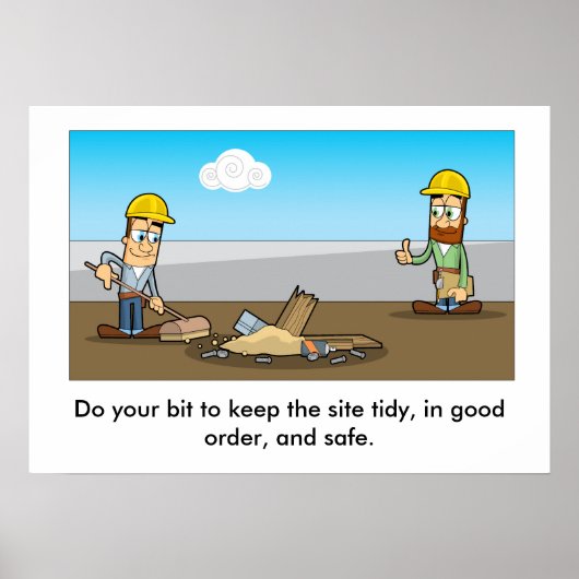 Algemene gezondheids- en veiligheidsdrempel 002 poster (Voorkant)