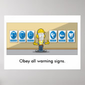 Algemene gezondheids- en veiligheidsdrempel 003 poster (Voorkant)