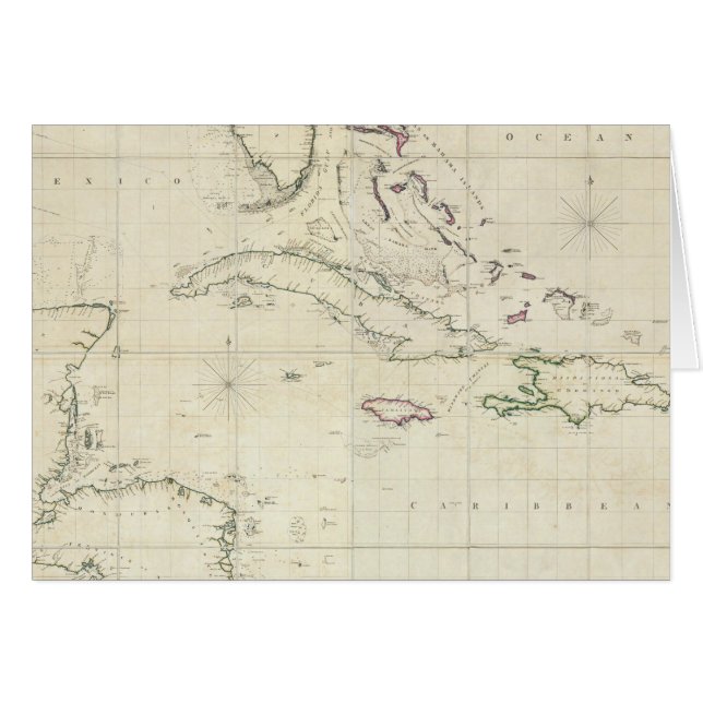 Algemene Grafiek van de West Indies (Voorkant Horizontaal)
