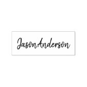 Algemene handgeschreven handtekening rubber stempe rubberstempel (Afrduk)