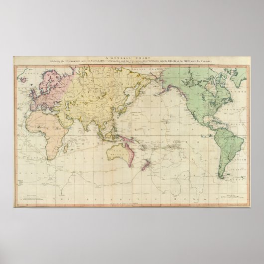 Algemene historische kaart poster (Voorkant)