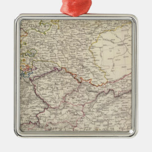 Algemene kaart Duitsland Metalen Ornament