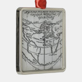 Algemene kaart metalen ornament (Rechts)
