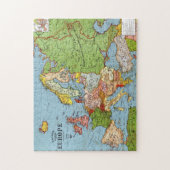 Algemene kaart van de Europa 20e eeuw Legpuzzel (Verticaal)