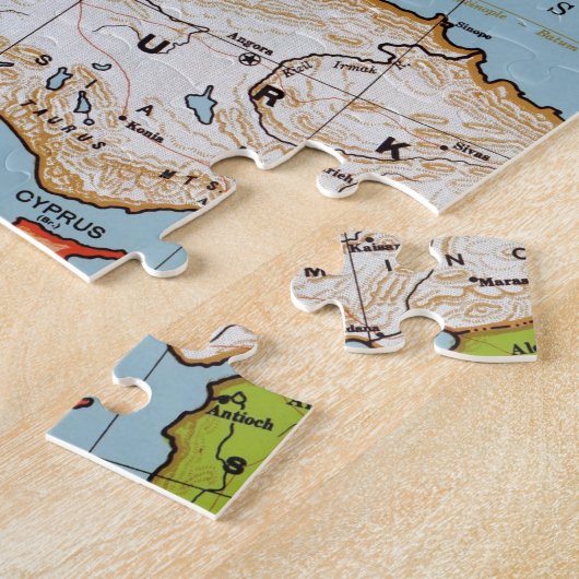 Algemene kaart van de  Europa 20e eeuw Legpuzzel (Zijkant)