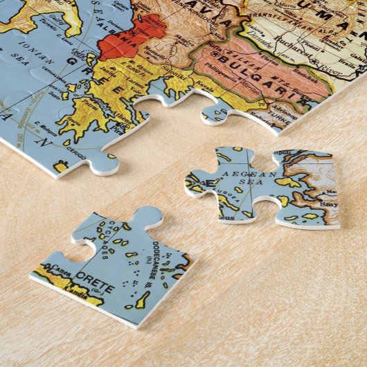 Algemene kaart van de  Europa 20e eeuw Legpuzzel (Zijkant)