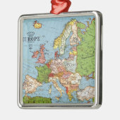 Algemene kaart van de  Europa 20e eeuw Metalen Ornament (Links)
