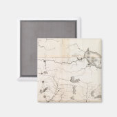 Algemene kaart van de loop van de Ohio Magneet (Voorkant / Achterkant)