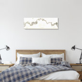 Algemene kaart van de Ohio Canvas Afdruk (Insitu (Slaapkamer))