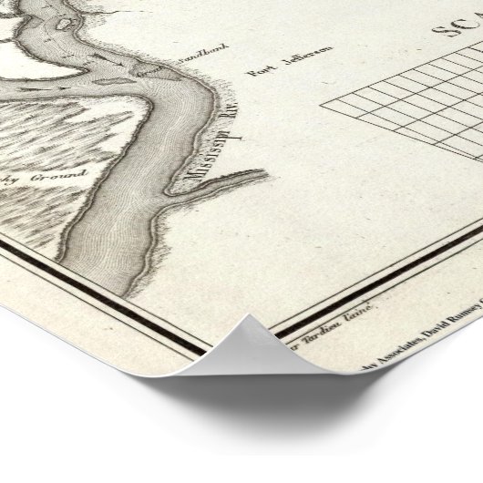 Algemene kaart van de Ohio Poster (Hoek)