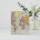 algemene kaart van de wereld (Staand voorkant)