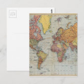 algemene kaart van de wereld (Voorkant / Achterkant)