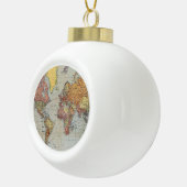 algemene kaart van de wereld keramische bal ornament (Rechts)