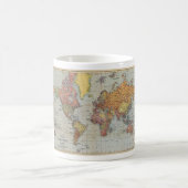  algemene kaart van de wereld koffiemok (Center)