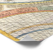 algemene kaart van de wereld poster (Hoek)