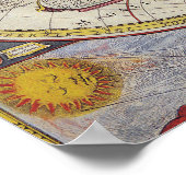 algemene kaart van de wereld poster (Hoek)