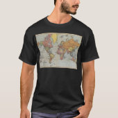  algemene kaart van de wereld t-shirt (Voorkant)