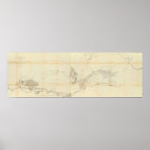 Algemene kaart van exploraties en enquêtes poster (Voorkant)