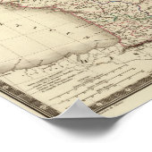 Algemene kaart van Gaul Poster (Hoek)