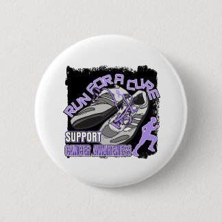 Algemene kanker - Mannen werken voor een kuur Ronde Button 5,7 Cm
