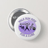 Algemene kankerlooppas voor een kuur ronde button 5,7 cm (Voorkant /achterkant)