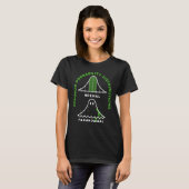Algemene kansverdelingen Spook Wiskunde T-shirt (Voorkant volledig)