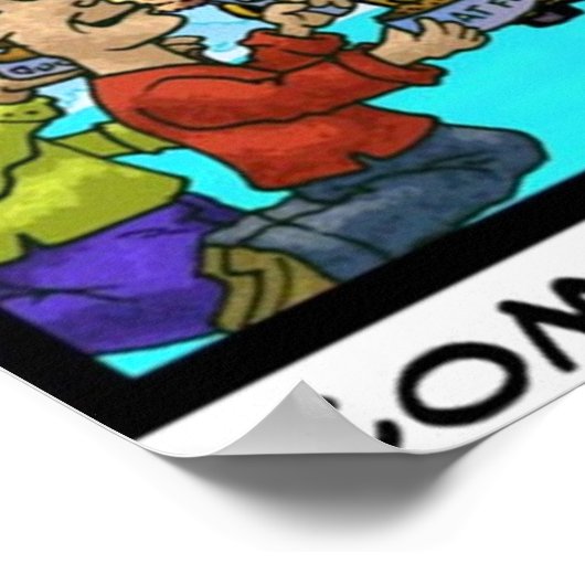 Algemene katten dromen grappige verzamelaarskunstp poster (Hoek)