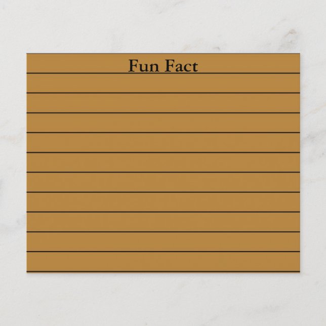 Algemene Kennis & Leuke Feiten Flashcards (Voorkant)
