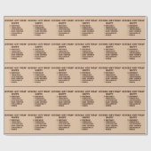 Algemene keuze voor alle doeleinden cadeaupapier (Vlak)