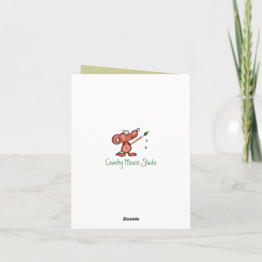 Algemene Leuk van Kerstmis Weinig Uil, de Groet Feestdagen Kaart (Achterkant)