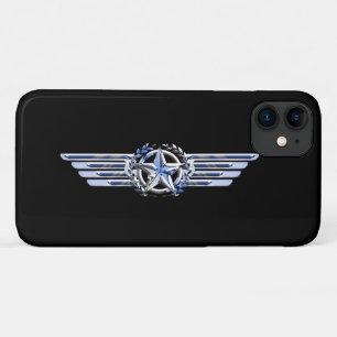Algemene luchtpiloot Chrome als ster vleugels Zwar Case-Mate iPhone Case