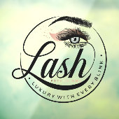 Algemene Luxe Wimper Extensies Salon Spa Raamsticker (Vel 3)