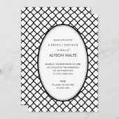 Algemene moderne feestuitnodiging (Zwart) Kaart (Voorkant / Achterkant)