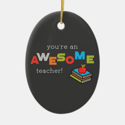 Algemene onderwijsdag, Geweldige Keramisch Ornament (Voorkant)