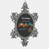 Algemene onderwijsdag, Geweldige Tin Sneeuwvlok Ornament (Links)