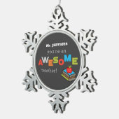 Algemene onderwijsdag, Geweldige Tin Sneeuwvlok Ornament (Rechts)