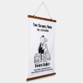 Algemene ontwerper Cartoon Ontwerphandleiding Hangend Wandkleed (Gebogen)