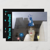 Algemene Partij/Uitnodigingen van het Nieuwjaar! Kaart (Voorkant / Achterkant)