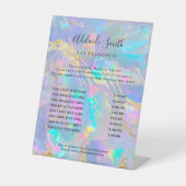 algemene prijslijst voetstuk reclamebord met voetstuk (Voorkant)