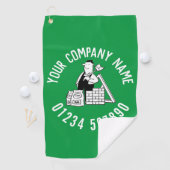 Algemene promotie voor ontwerper golfhanddoek (Insitu)