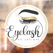 Algemene Salon Spa voor Wimper extensies Raamsticker (Vel 2)