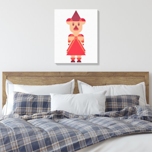 Algemene Soldaat Canvas Afdruk (Insitu (Slaapkamer))