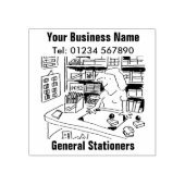 Algemene statieven en benodigdheden voor kantoorbe rubberstempel (Afrduk)